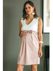 Robe Droite Bimatière de Grossesse Adele