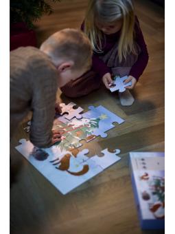 Puzzle 30 Pièces "Wonderful Winter" – Jeu Hivernal Amis de la Forêt (45x45 cm)