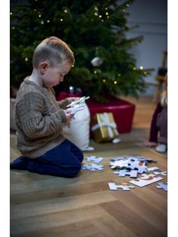 Puzzle 30 Pièces "Wonderful Winter" – Jeu Hivernal Amis de la Forêt (45x45 cm)