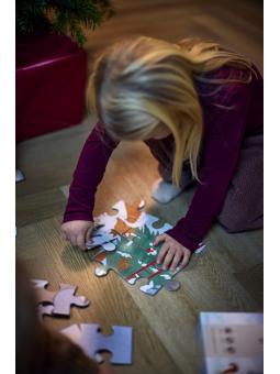 Puzzle 30 Pièces "Wonderful Winter" – Jeu Hivernal Amis de la Forêt (45x45 cm)