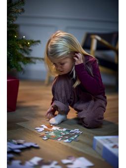 Puzzle 30 Pièces "Wonderful Winter" – Jeu Hivernal Amis de la Forêt (45x45 cm)