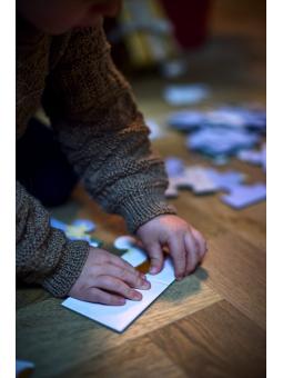 Puzzle 30 Pièces "Wonderful Winter" – Jeu Hivernal Amis de la Forêt (45x45 cm)