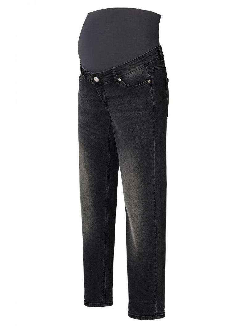 Jeans Maternité Mom Fit Azua Noir – Coton Bio, Style et Soutien Post-Accouchement