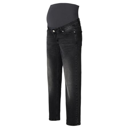 Jeans Maternité Mom Fit Azua Noir – Coton Bio, Style et Soutien Post-Accouchement