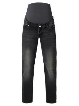 Jeans Maternité Mom Fit Azua Noir – Coton Bio, Style et Soutien Post-Accouchement