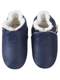 Chaussons Bébé Cuir Souple Fourrés : L'Écrin de Chaleur pour les Premiers Pas