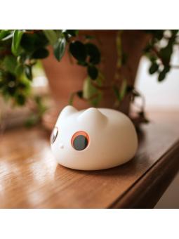 Veilleuse LED Chaton "Kitty" – Lumière Douce et Pelucheuse, Amie du Sommeil