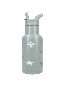 Gourde Enfant Isotherme Kidzroom (350 ml) – Acier Inoxydable, Paille Intégrée