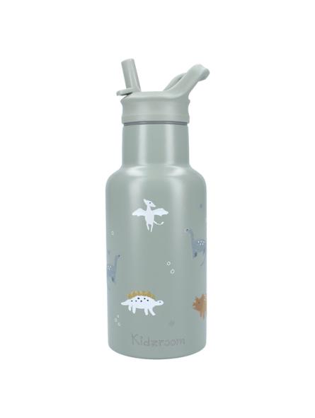 Gourde Enfant Isotherme Kidzroom (350 ml) – Acier Inoxydable, Paille Intégrée