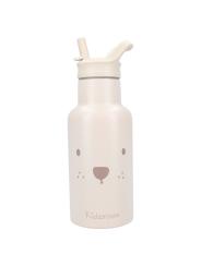 Gourde Enfant Isotherme Kidzroom (350 ml) &ndash; Acier Inoxydable, Paille Int&eacute;gr&eacute;e