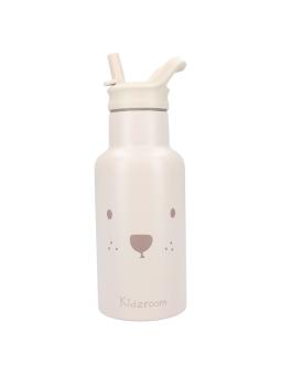 Gourde Enfant Isotherme Kidzroom (350 ml) – Acier Inoxydable, Paille Intégrée