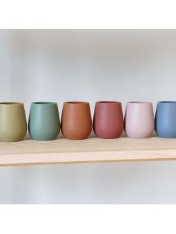 Grand verre d'apprentissage en silicone Kai 230 ml