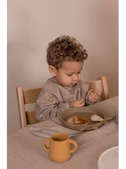 Set de 3 couverts d'apprentissage en inox et silicone Jana