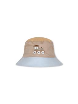 Bob en coton biologique brodé Karl