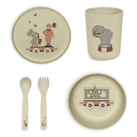 Coffret repas complet en PLA Marius (5 pièces)