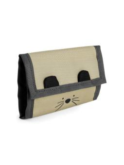 Porte-monnaie enfant en polyester recyclé Aksel