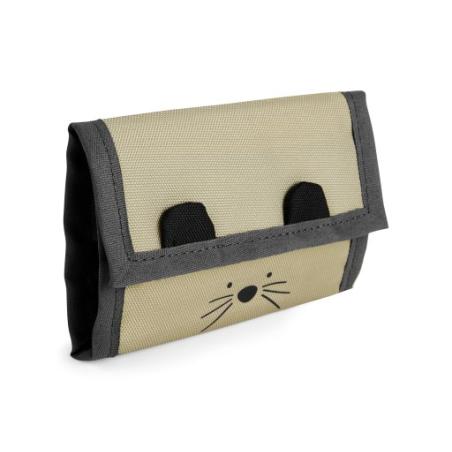 Porte-monnaie enfant en polyester recyclé Aksel