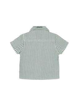 Chemise bébé à rayures Noppies - Laurel Wreath en coton bio