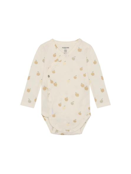 Body manches longues bébé Noppies - Imprimé pommes en coton bio