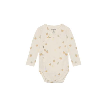 Body manches longues bébé Noppies - Imprimé pommes en coton bio