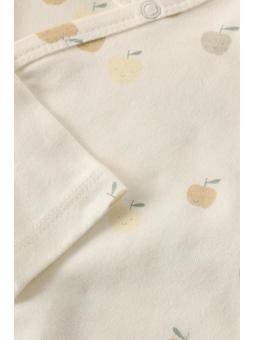 Body manches longues bébé Noppies - Imprimé pommes en coton bio
