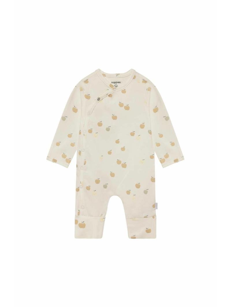 Grenouillère bébé Noppies en coton bio - Imprimé pommes