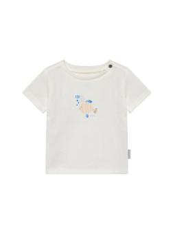 T-shirt manches courtes bébé Noppies - Motif poisson en coton bio