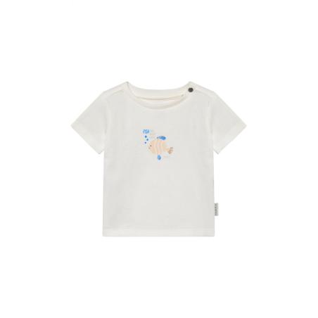 T-shirt manches courtes bébé Noppies - Motif poisson en coton bio