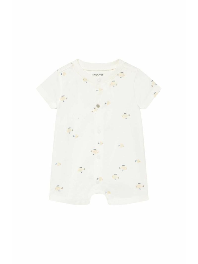 Combishort bébé Noppies en coton bio - Imprimé poissons