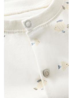 Combishort bébé Noppies en coton bio - Imprimé poissons