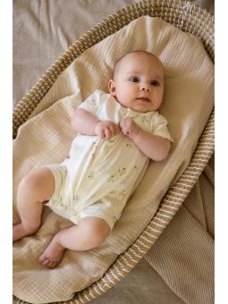 Combishort bébé Noppies en coton bio - Imprimé poissons