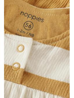 Combishort sans manches bébé Noppies - Rayures Prairie Sand