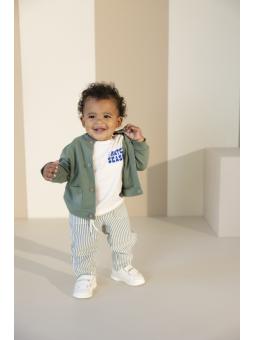 Gilet bébé Noppies "Pickleball Fun League" - Vert Laurel Wreath