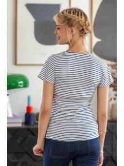 Top Kimono Marinière Irma - Grossesse et Allaitement