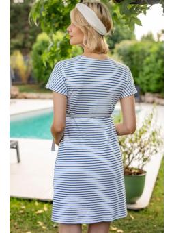 Robe Kimono Marinière Isis - Grossesse et Allaitement