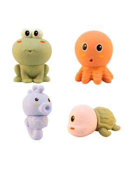 Boîte de 4 jouets de bain - Les Petits Animaux de la Mer