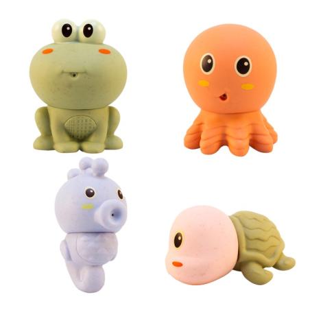 Boîte de 4 jouets de bain - Les Petits Animaux de la Mer