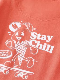 T-shirt Bébé Garçon Stay Chill - Imprimé Dos Glace