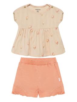Ensemble Bébé Fille - Duo Gourmand (Top Glaces & Short Muted Clay)