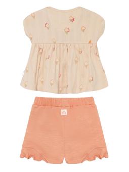Ensemble Bébé Fille - Duo Gourmand (Top Glaces & Short Muted Clay)