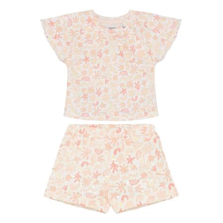 Ensemble Bébé Fille T-shirt/Short - Total Look Imprimé Coquillages