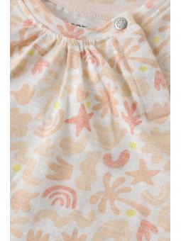 Ensemble Bébé Fille T-shirt/Short - Total Look Imprimé Coquillages