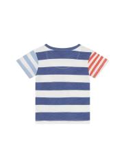 T-shirt B&eacute;b&eacute; Gar&ccedil;on Icecream - Rayures Intemporelles (Dusty Blue)