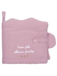 Mon premier album photos Nuage - En gaze de coton matelass&eacute;e