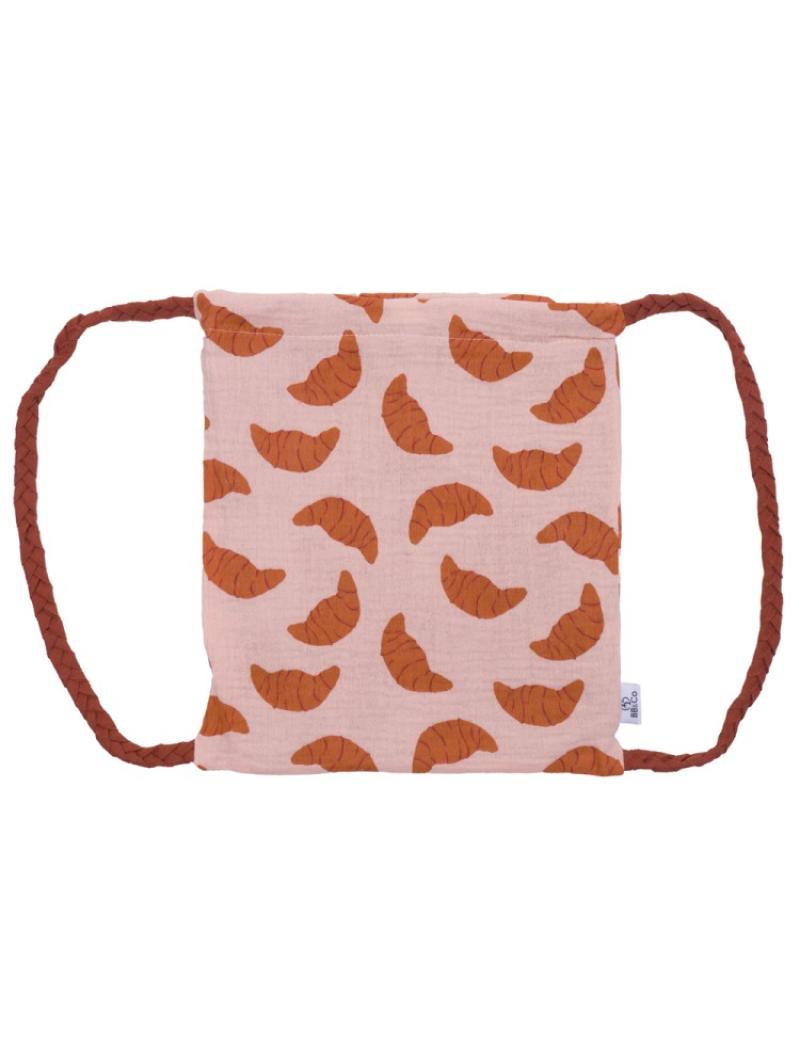 Petit Sac à Dos en Double Gaze - Bretelles Tressées