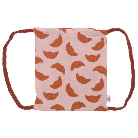 Petit Sac à Dos en Double Gaze - Bretelles Tressées