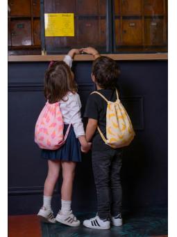 Petit Sac à Dos en Double Gaze - Bretelles Tressées