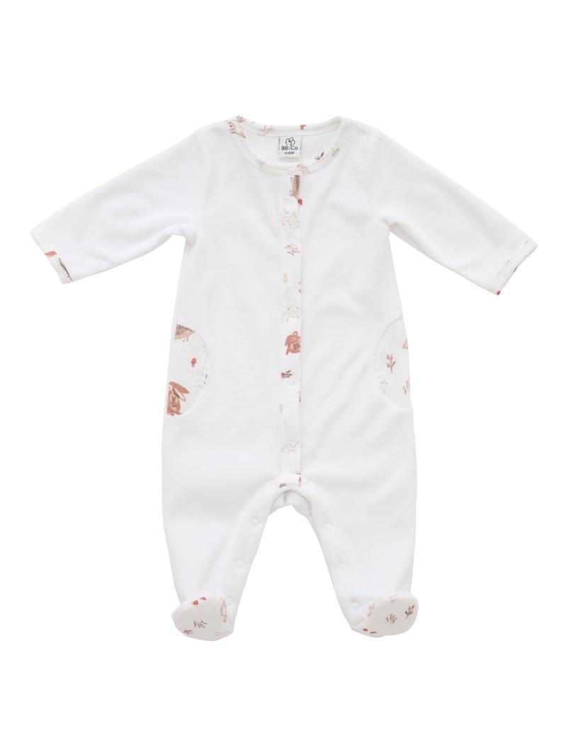 Dors-bien en Velours Douillet - Le Pyjama Cocon de Bébé