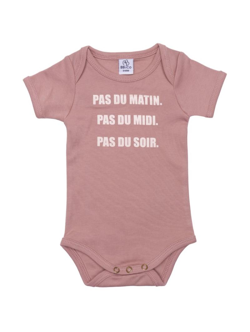 Body Bébé "Pas du Matin" - Humour & Douceur (Manches Courtes ou Longues)