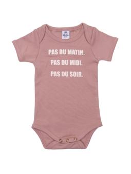 Body Bébé "Pas du Matin" - Humour & Douceur (Manches Courtes ou Longues)